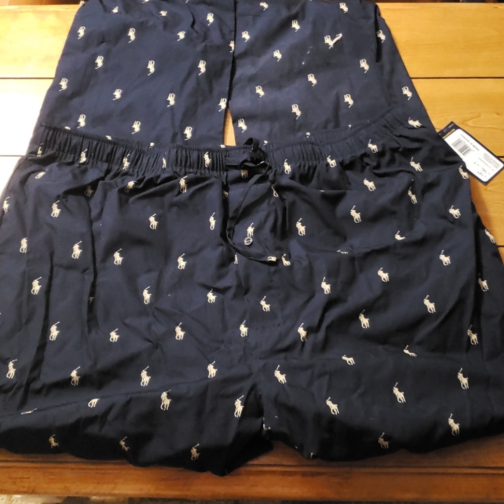 Men's Polo pajama bottoms.